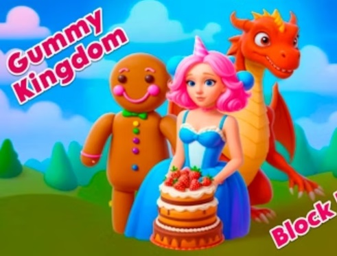 Joc Puzzle -ul Gummy Kingdom Block  on-line