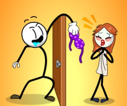 Joc Troll hoț Stickman  on-line