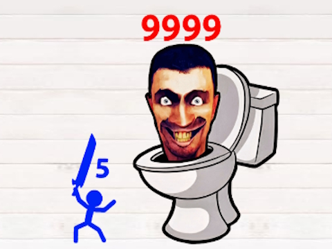Joc Stickman Hero Skibidi Turn Apărarea  on-line
