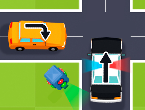 Joc Puzzle de atingere a traficului  on-line