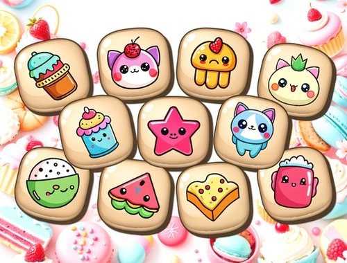 Joc Puzzle cu faianță dulce  on-line