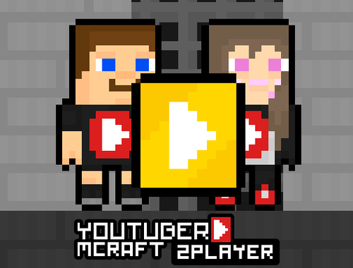 Joc YouTuber Minecraft 2 jucător  on-line