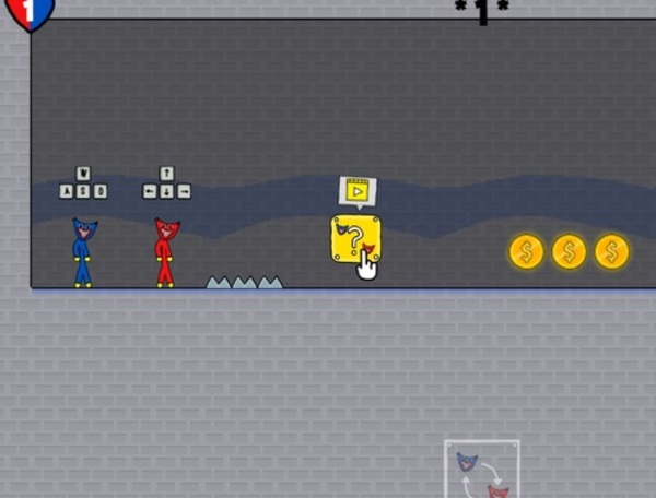 Joc Duo de petrecere Stickman Huggy  on-line
