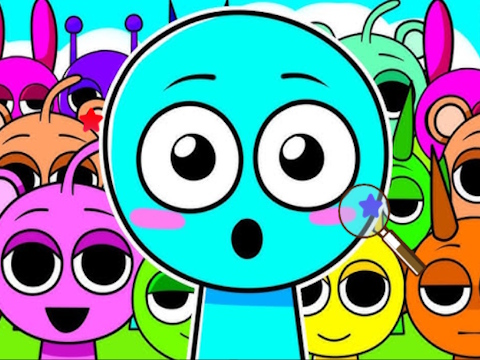 Joc Provocarea SPRUNKI HIDDEN STARS  on-line