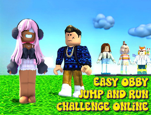 Joc Easy Obby Jump and Run Challenge Online online  on-line