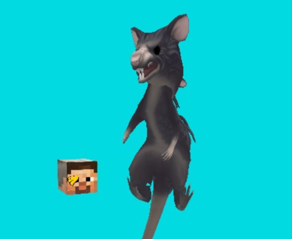 Joc Ratomilton învârtind minecraft floppy  on-line