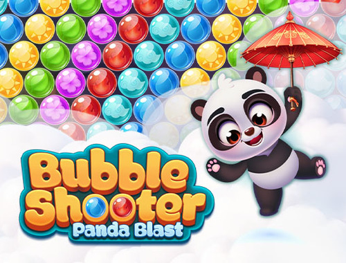 Joc Shooter cu bule Panda Blast  on-line