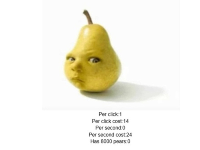 Joc Clicker de pere pentru bebeluși  on-line
