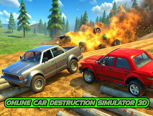 Joc Simulator de distrugere a mașinilor online 3D  on-line
