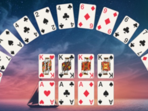 Joc Solitaire semilună  on-line