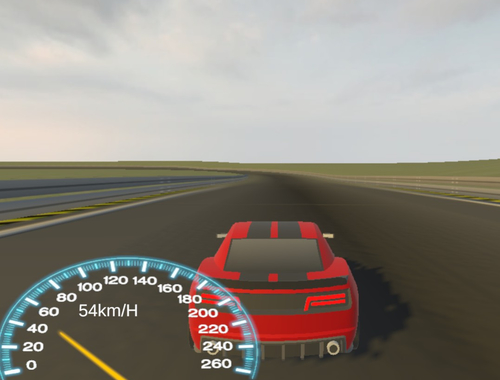 Joc RED CAR F8 RACKETRACK  on-line