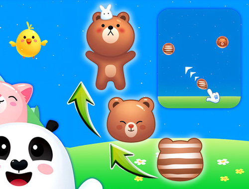Joc Fuziune de animale: Shooter cu bule  on-line