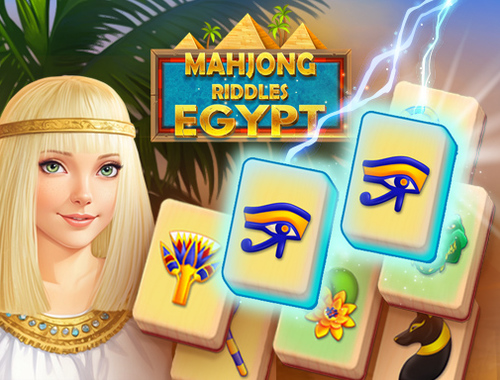 Joc Mahjong Riddles: Egipt  on-line
