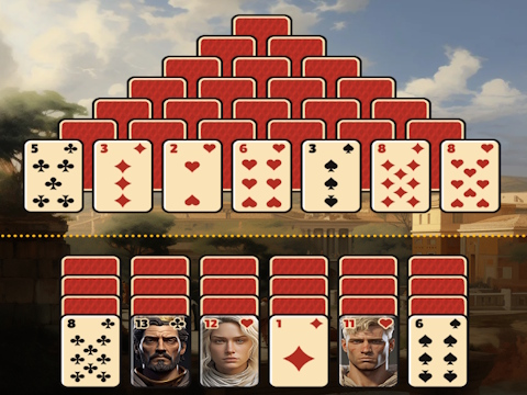 Joc Pyramid Solitaire Roma antică  on-line