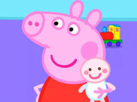 Joc Puzzle -ul jigsaw: Peppa Pig New Baby  on-line