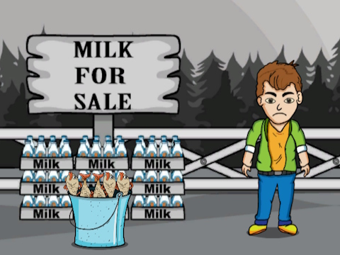 Joc Găsiți telefonul de la Milk Farm  on-line