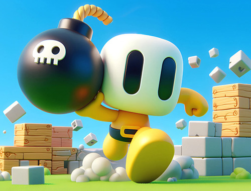 Joc Bombaman 3d  on-line