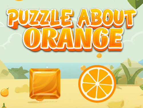 Joc Puzzle despre portocaliu  on-line