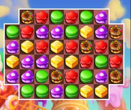 Joc Cake Match3  on-line
