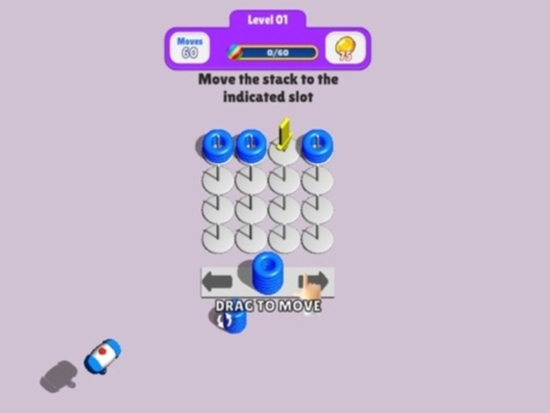 Joc Stack n sort  on-line