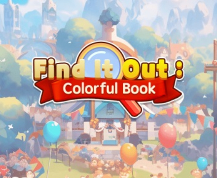Joc Aflați -o carte colorată  on-line