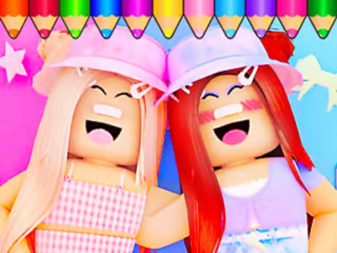 Joc Carte de colorat: Roblox Bestie  on-line