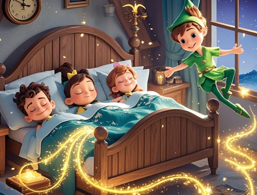 Joc Găsiți diferențele: Peter Pan  on-line