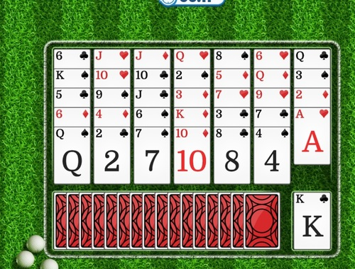 Joc Golf Solitaire  on-line