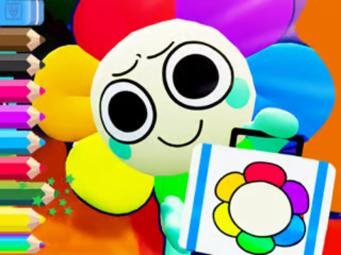 Joc Cartea de colorat: membrii lumii lui Dandy  on-line
