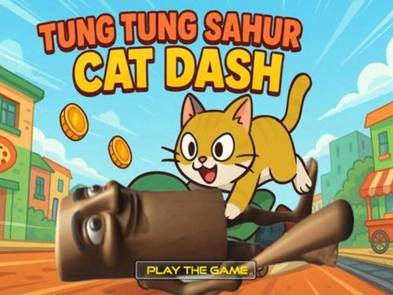 Joc Tung Tung Sahur Cat Dash on-line
