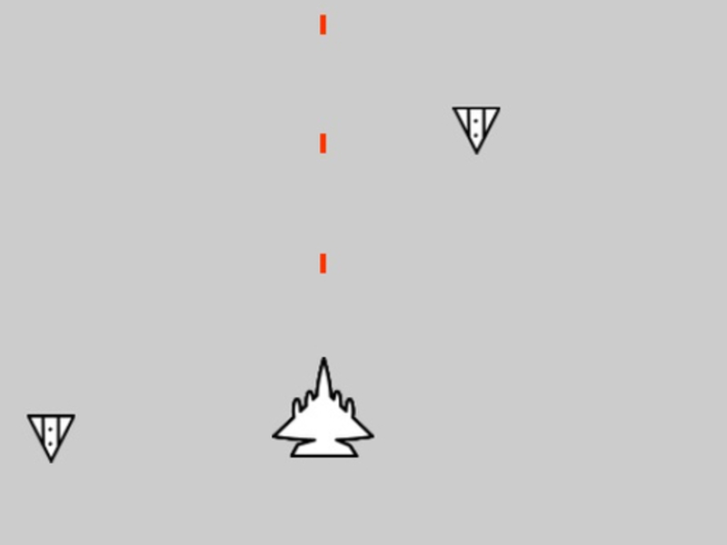 Joc Bătălia aeriană minimalistă on-line