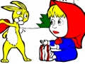 Joc Colorat masha și iepuras  on-line
