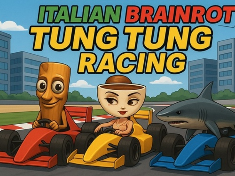 Joc Brainrot italian Tung Tung Racing on-line