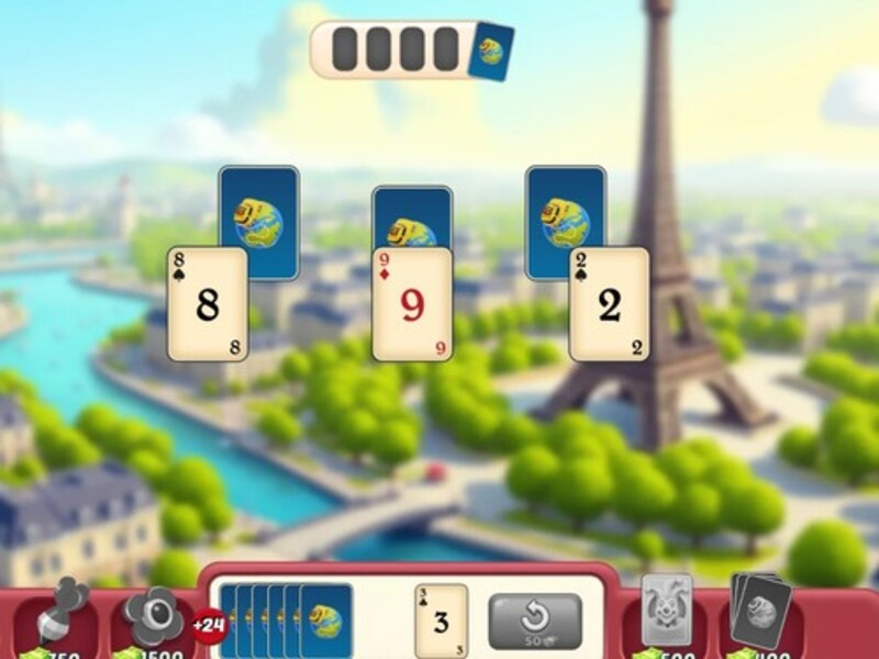 Joc Solitaire World Tour on-line