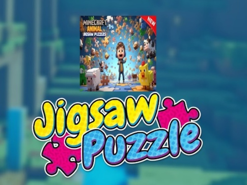 Joc Puzzle-uri de puzzle-uri de animale Minecraft on-line
