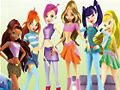 Joc Colecția de puzzle Winx Club  on-line