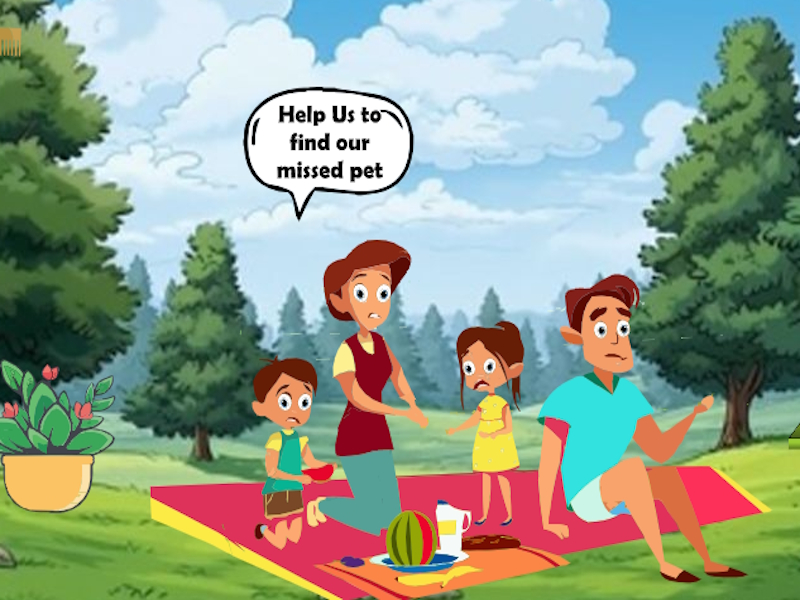 Joc Familia turistică a ratat animalul de companie on-line