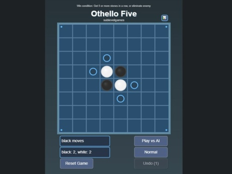 Joc Othello cinci on-line