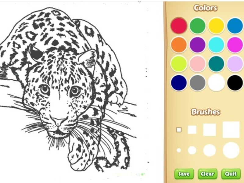 Joc Carte de colorat pentru animale realiste pentru copii on-line