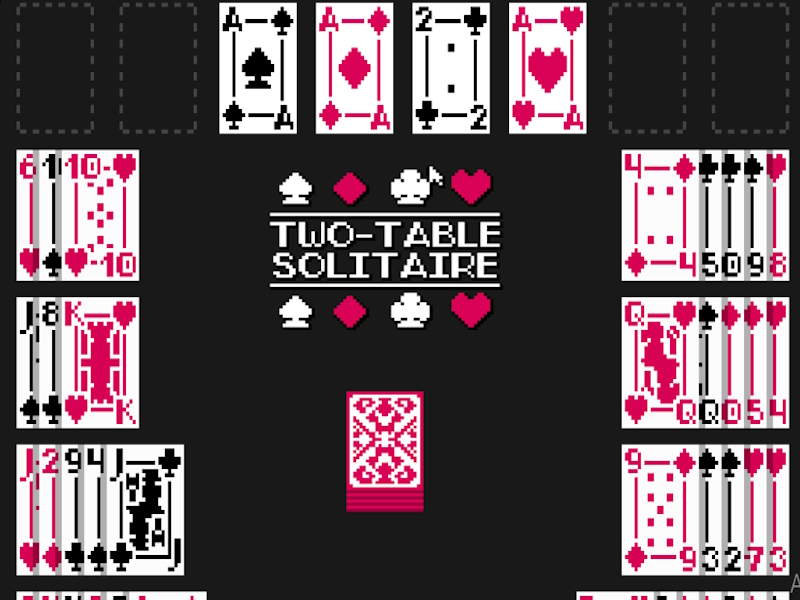 Joc Solitaire cu două mese on-line