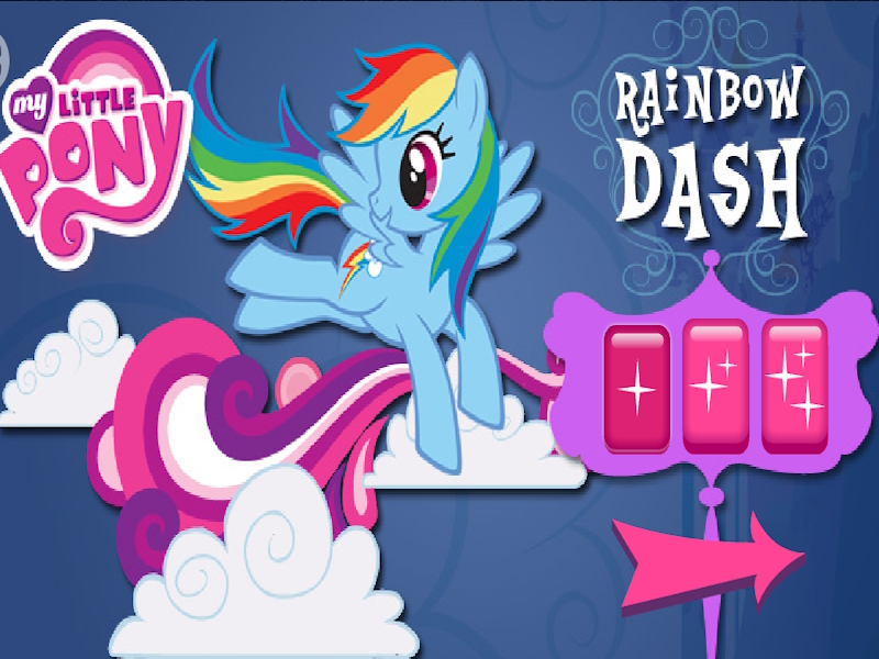Joc Bump de nor al lui Rainbow Dash on-line