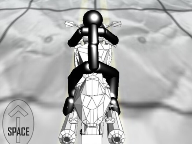 Joc Stickman Zombie Motociclete Racing on-line