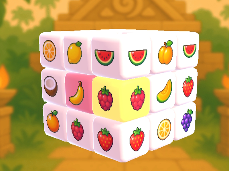Joc Mahjong Fruit 3d on-line