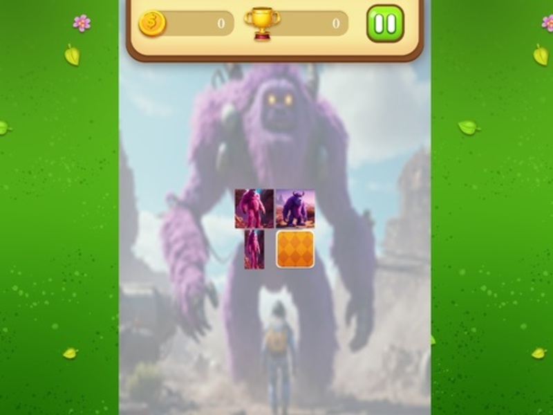 Joc Meciul de memorie Yeti on-line