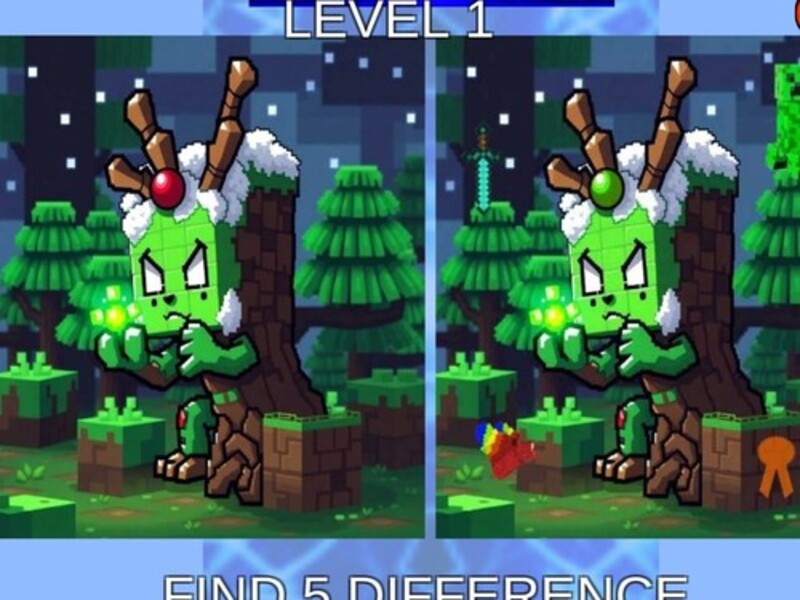 Joc Diferența de pui de lavă Minecraft on-line