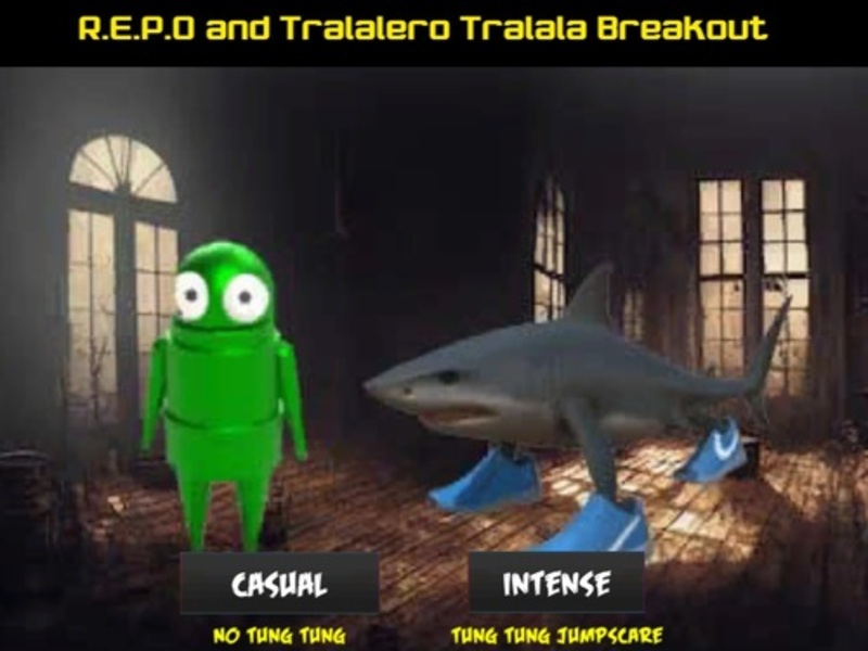 Joc R. E. P. O și Tralalero Tralala Breakout on-line