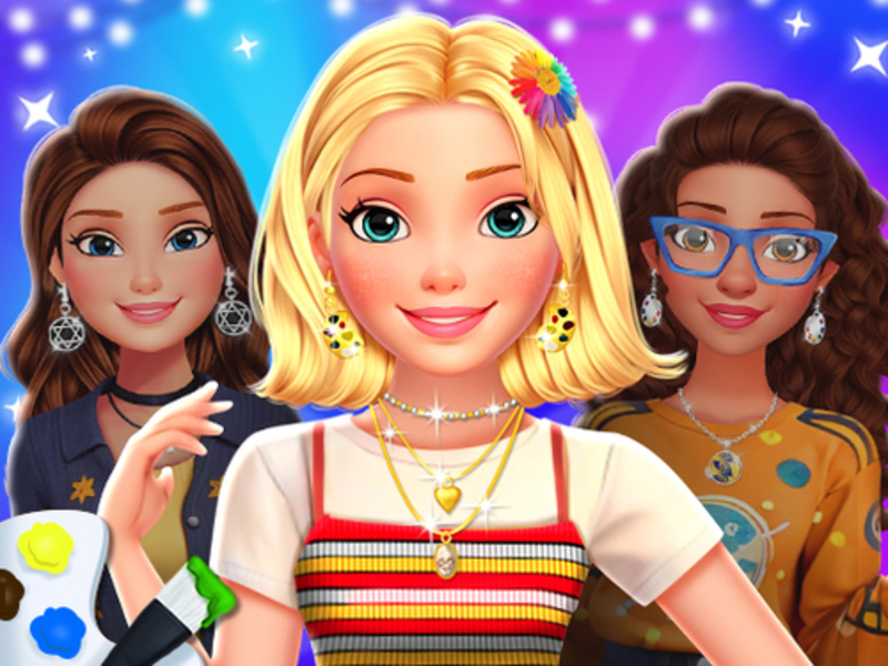 Joc Ellie și Friends Art Bloom estetic on-line