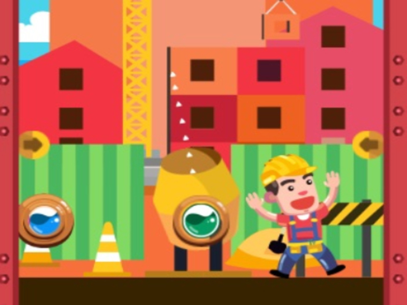 Joc Shooter cu bule pentru lucrători pentru construcții on-line