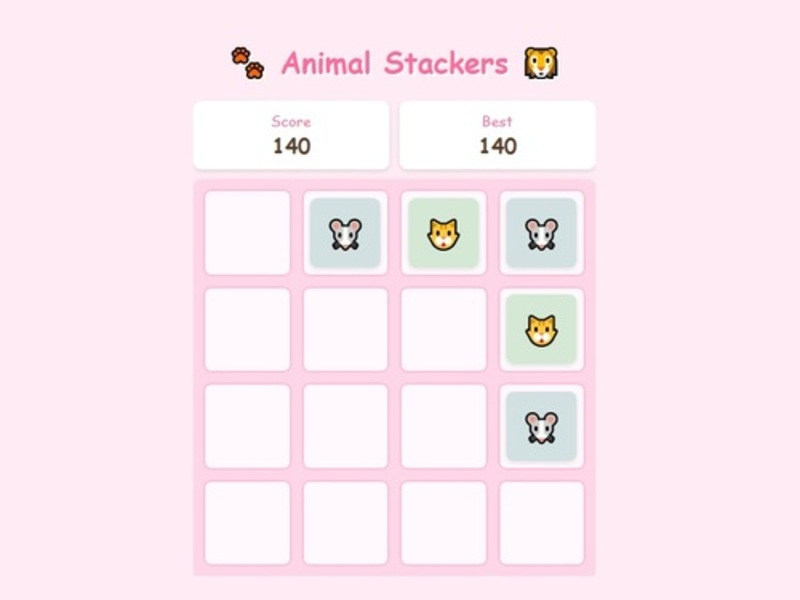 Joc Stack-uri de animale on-line