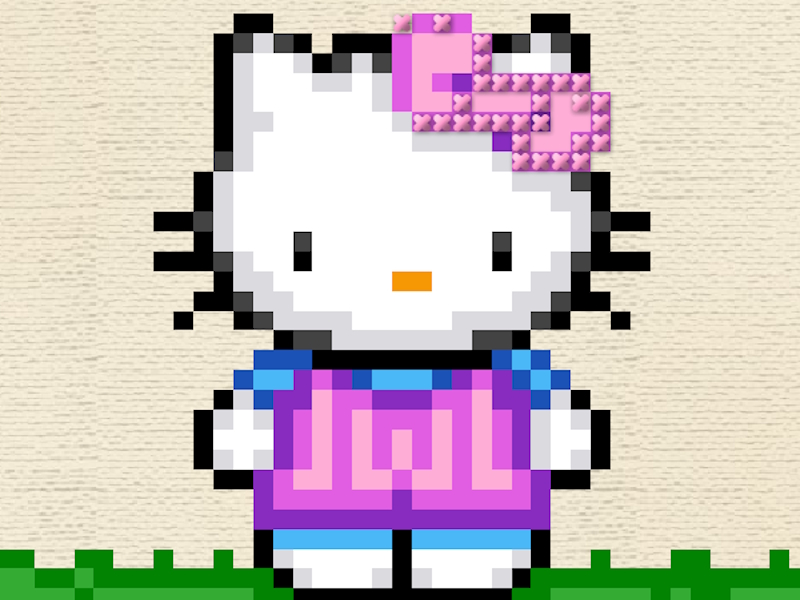 Joc Hello Kitty Cross Stitch on-line